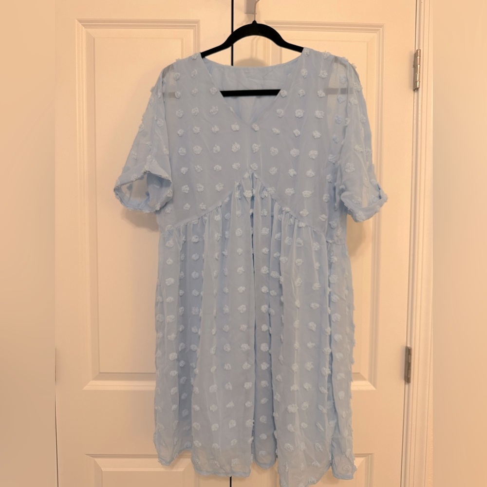 Blue dress